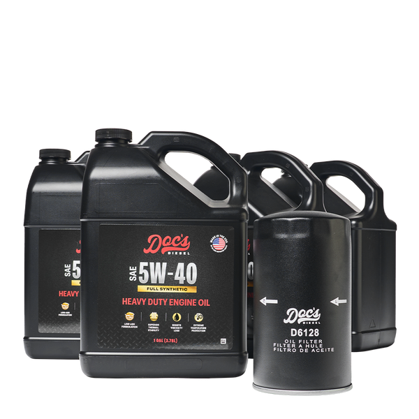 Doc's Diesel Ford 6.7L Powerstroke 5W-40 Full Synthetic Oil Change Kit 2011-2025 brand_Doc's Diesel Gallons 4