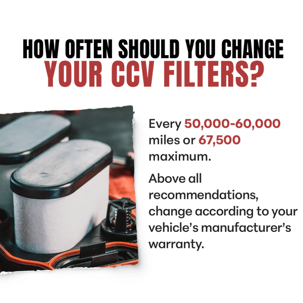 Doc's Diesel Ford F-250 - F-750 6.7L Powerstroke CCV Filter 2017-2019