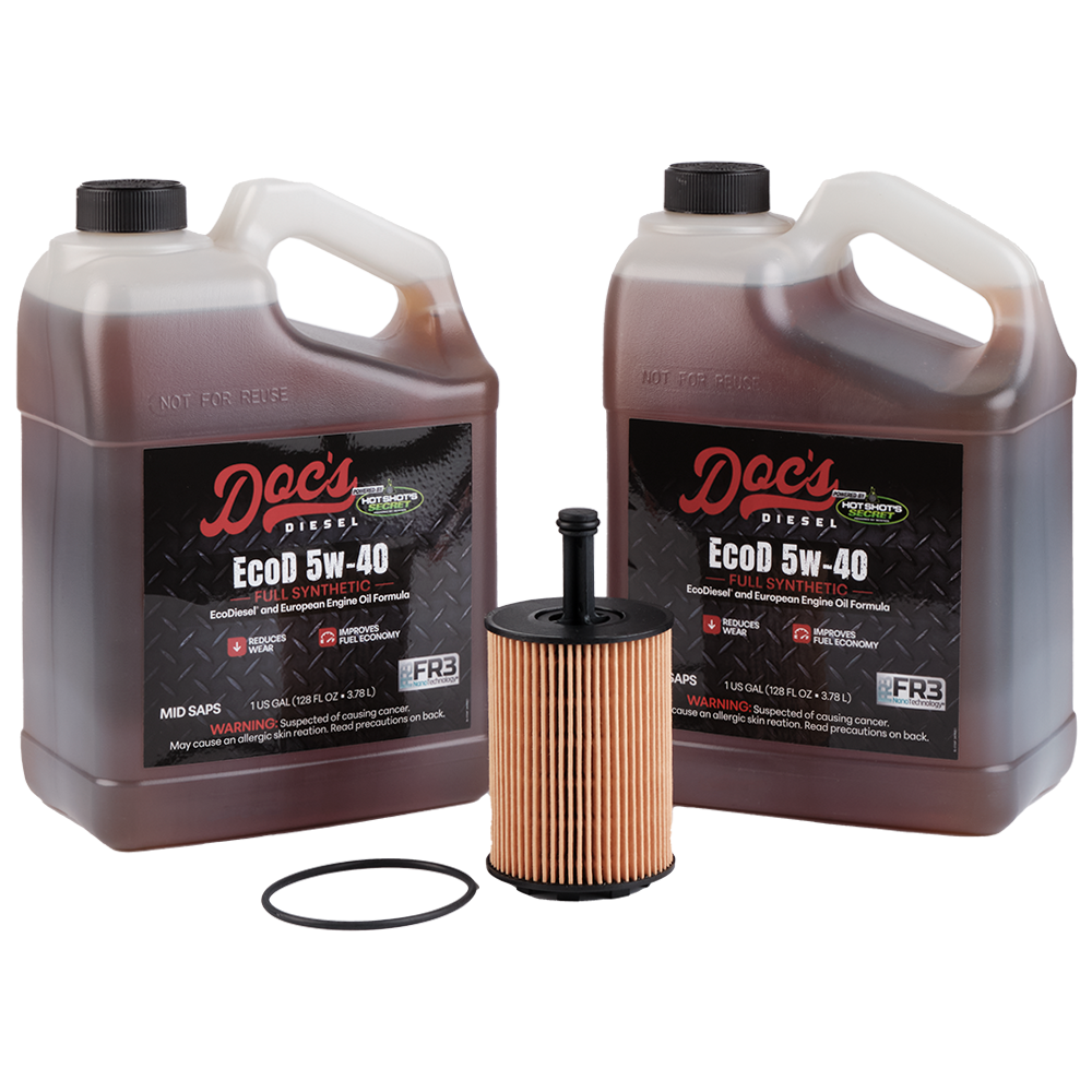 Doc's Diesel VW 1.9L/2.0L Jetta/Golf EcoDiesel 5W-40 Full Synthetic Oil Change Kit 2005.5-2014 Gallons 2