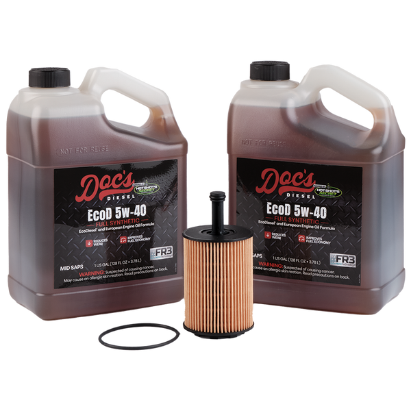 Doc's Diesel VW 1.9L/2.0L Jetta/Golf EcoDiesel 5W-40 Full Synthetic Oil Change Kit 2005.5-2014 2 Gallons