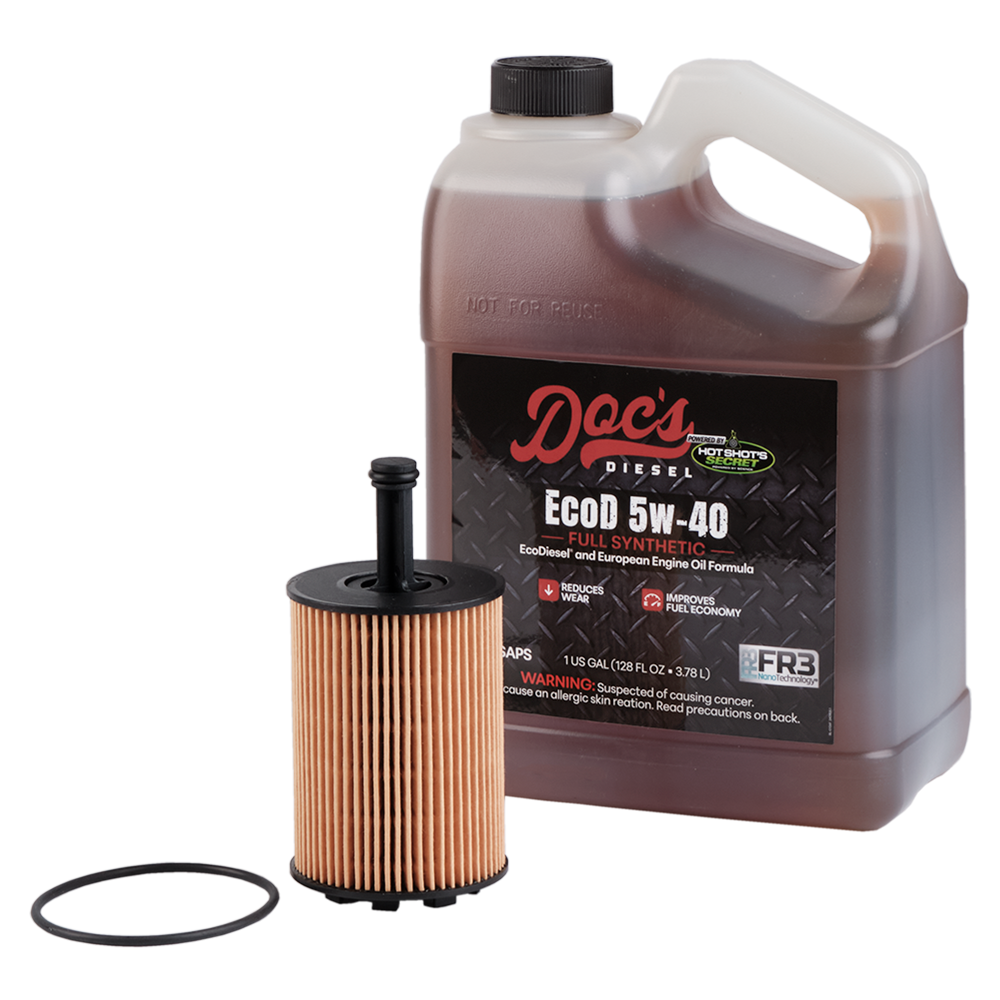 Doc's Diesel VW 1.9L/2.0L Jetta/Golf EcoDiesel 5W-40 Full Synthetic Oil Change Kit 2005.5-2014 1 Gallon