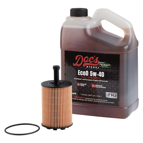 Doc's Diesel VW 1.9L/2.0L Jetta/Golf EcoDiesel 5W-40 Full Synthetic Oil Change Kit 2005.5-2014 1 Gallon