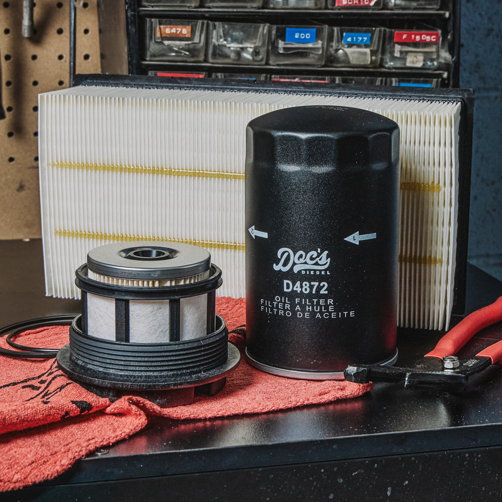 Doc's Diesel Ford 7.3L Powerstroke Filter Set 2000-2003 Lifestyle