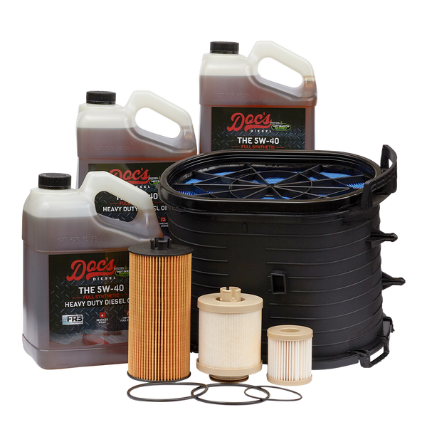 Doc's Ford 6.0L Powerstroke 5W-40 Full Synthetic Oil + Filter Maintenance Kit 2003-2007 brand_Hot Shot's Gallons 3