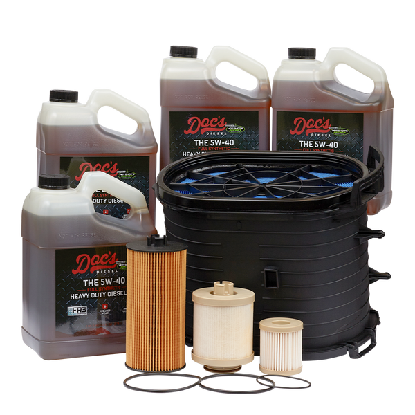 Doc's Ford 6.0L Powerstroke 5W-40 Full Synthetic Oil + Filter Maintenance Kit 2003-2007 brand_Hot Shot's Gallons 4