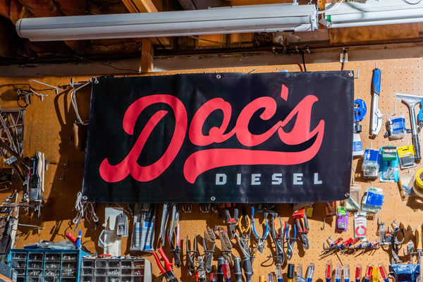 Doc's Diesel Doc's Diesel Signature Banner 2'x4' in the shop