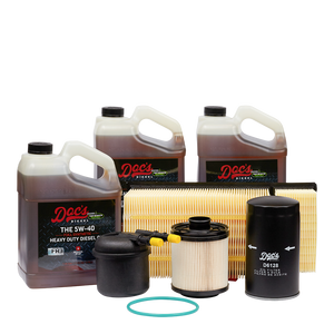 Doc's Ford 6.7L Powerstroke 5W-40 Full Synthetic Oil + Filter Maintenance Kit 2011-2016
