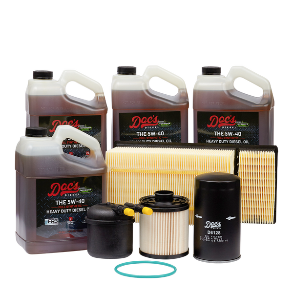 Doc's Ford 6.7L Powerstroke 5W-40 Full Synthetic Oil + Filter Maintenance Kit 2011-2016 brand_Hot Shot's Gallons 4