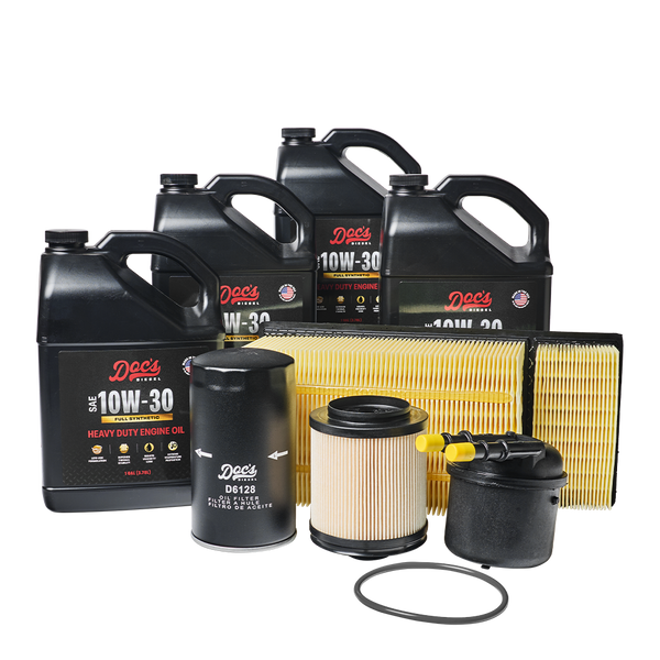Doc's Diesel Ford 6.7L Powerstroke 10W-30 Full Synthetic Oil + Filter Maintenance Kit 2011-2016 brand_Doc's Diesel Gallons 4