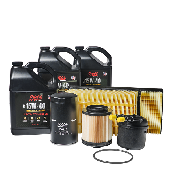 Doc's Diesel Ford 6.7L Powerstroke 15W-40 Full Synthetic Oil + Filter Maintenance Kit 2011-2016 brand_Doc's Diesel Gallons 3