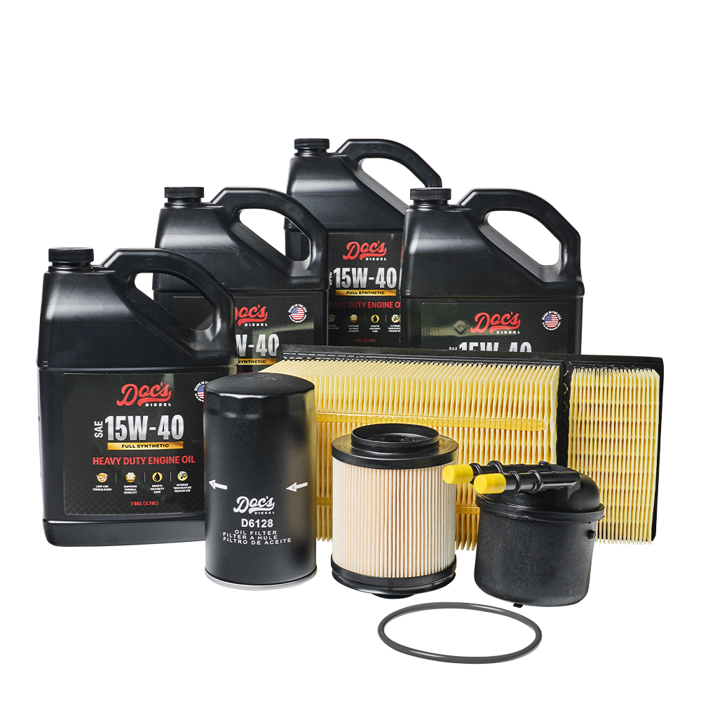 Doc's Diesel Ford 6.7L Powerstroke 15W-40 Full Synthetic Oil + Filter Maintenance Kit 2011-2016 brand_Doc's Diesel Gallons 4