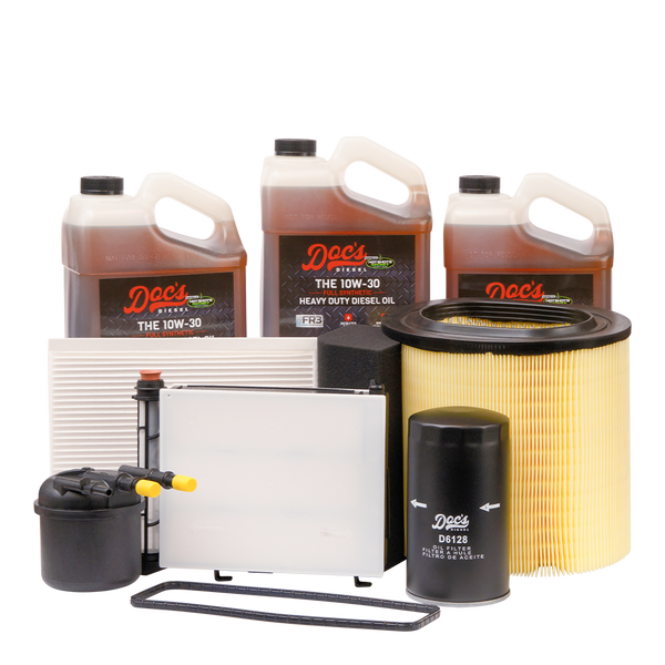 Doc's Ford 6.7L Powerstroke 10W-30 Full Synthetic Oil + Filter Maintenance Kit 2017-2019 3 Gallons