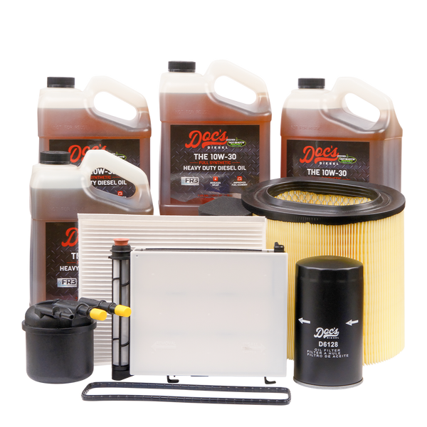 Doc's Ford 6.7L Powerstroke 10W-30 Full Synthetic Oil + Filter Maintenance Kit 2017-2019 4 Gallons