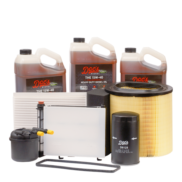 Doc's Ford 6.7L Powerstroke 15W-40 Full Synthetic Oil + Filter Maintenance Kit 2017-2019 3 Gallons