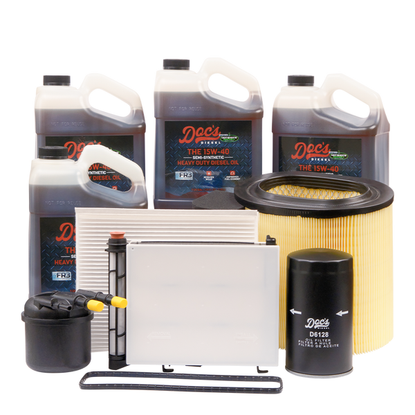 Doc's Ford 6.7L Powerstroke 15W-40 SEMI Synthetic Oil + Filter Maintenance Kit 2017-2019 brand_Hot Shot's Gallons 4
