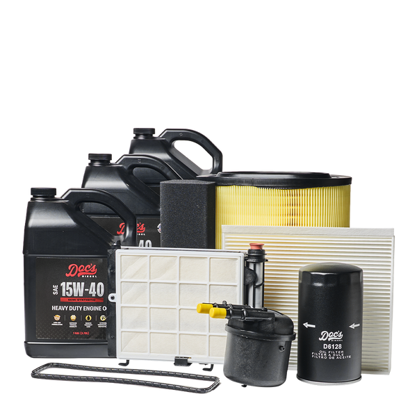 Doc's Diesel Ford 6.7L Powerstroke 15W-40 SEMI Synthetic Oil + Filter Maintenance Kit 2017-2019 brand_Doc's Diesel Gallons 3