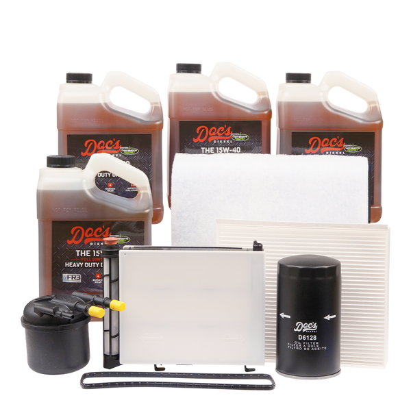 Doc's Ford 6.7L Powerstroke 15W-40 Full Synthetic Oil + Filter Maintenance Kit 2020-2025 4 Gallons