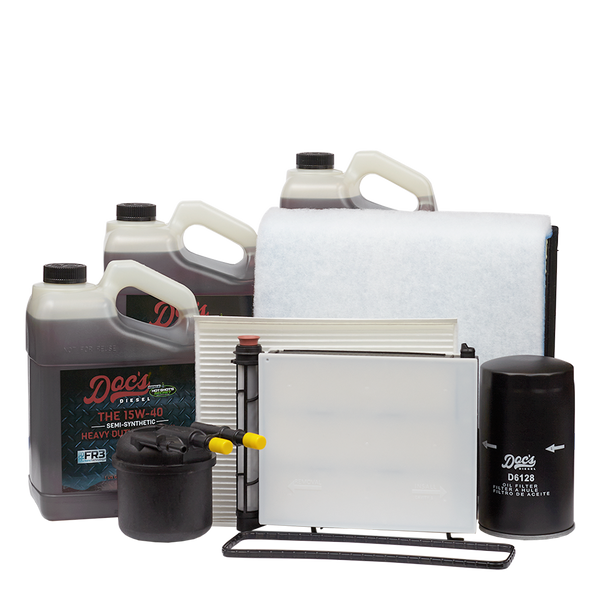Doc's Ford 6.7L Powerstroke 15W-40 SEMI Synthetic Oil + Filter Maintenance Kit 2020-2025 3 Gallons