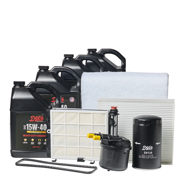 Doc's Diesel Ford 6.7L Powerstroke 15W-40 Full Synthetic Oil + Filter Maintenance Kit 2020-2025 brand_Doc's Diesel Gallons 4