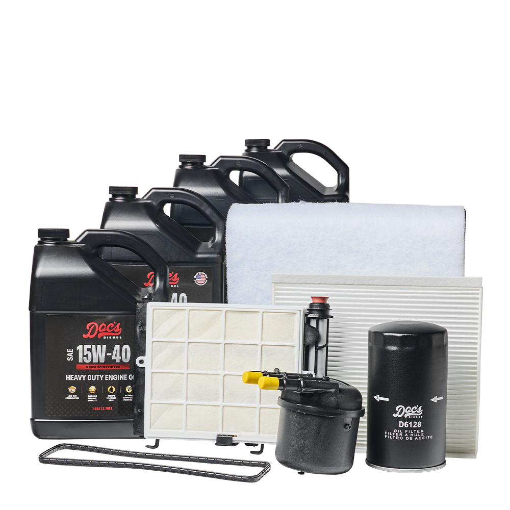 Doc's Diesel Ford 6.7L Powerstroke 15W-40 SEMI Synthetic Oil + Filter Maintenance Kit 2020-2025 brand_Doc's Diesel Gallons 4