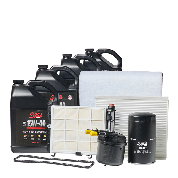 Doc's Diesel Ford 6.7L Powerstroke 15W-40 SEMI Synthetic Oil + Filter Maintenance Kit 2020-2025 brand_Doc's Diesel Gallons 4
