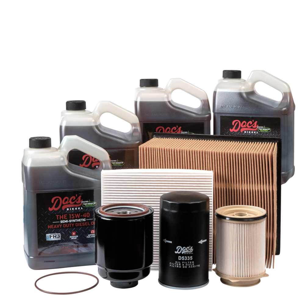 Doc's Diesel RAM 6.7L Cummins 15W-40 SEMI Synthetic Oil + Filter Maintenance Kit 2013-2018 4 Gallons