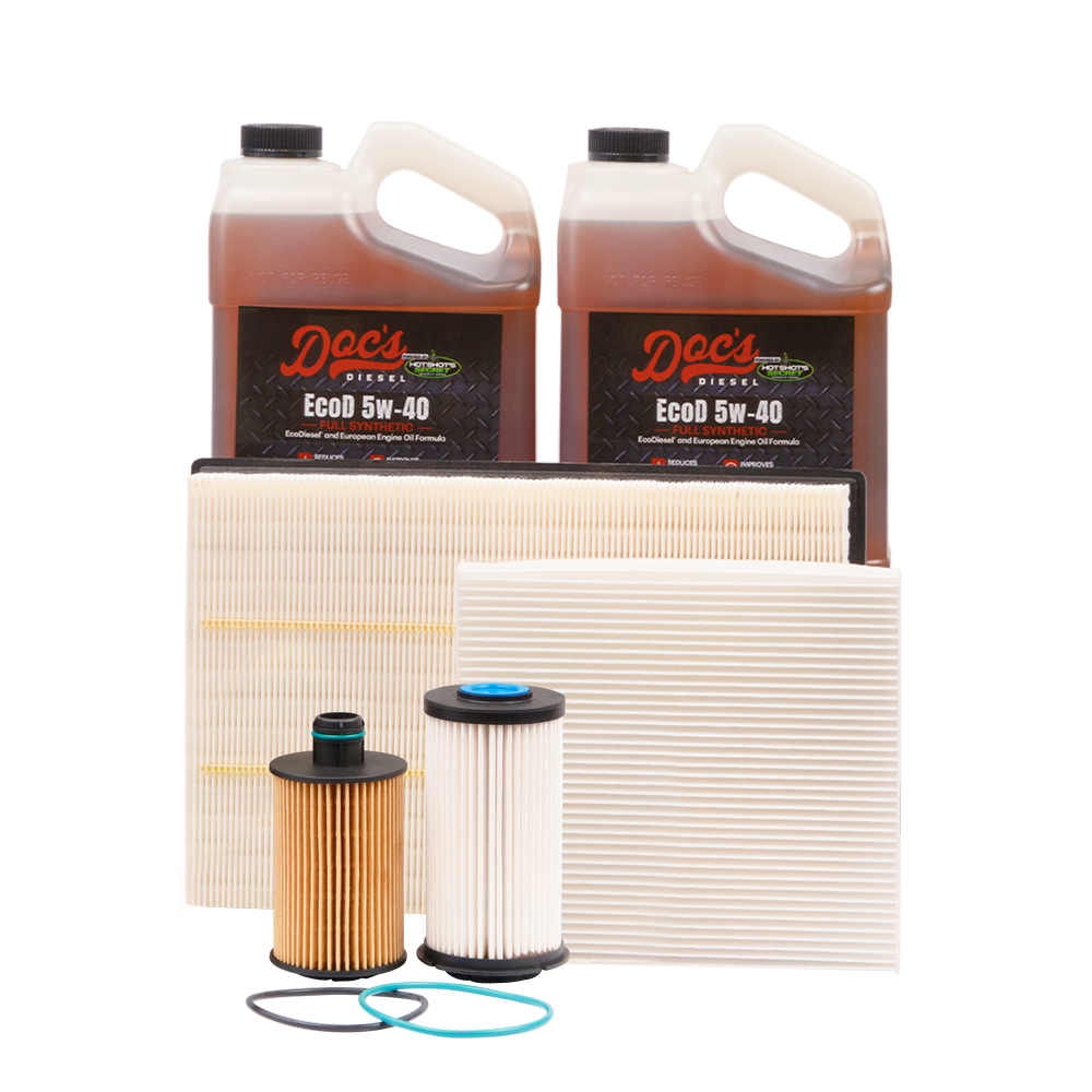 Doc's Diesel RAM 1500 3.0L EcoDiesel 5W-40 Full Synthetic EcoDiesel Oil + Filter Maintenance Kit 2014-2019