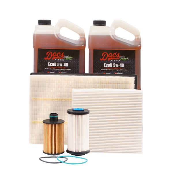 Doc's Diesel RAM 1500 3.0L EcoDiesel 5W-40 Full Synthetic EcoDiesel Oil + Filter Maintenance Kit 2014-2019 2 Gallons