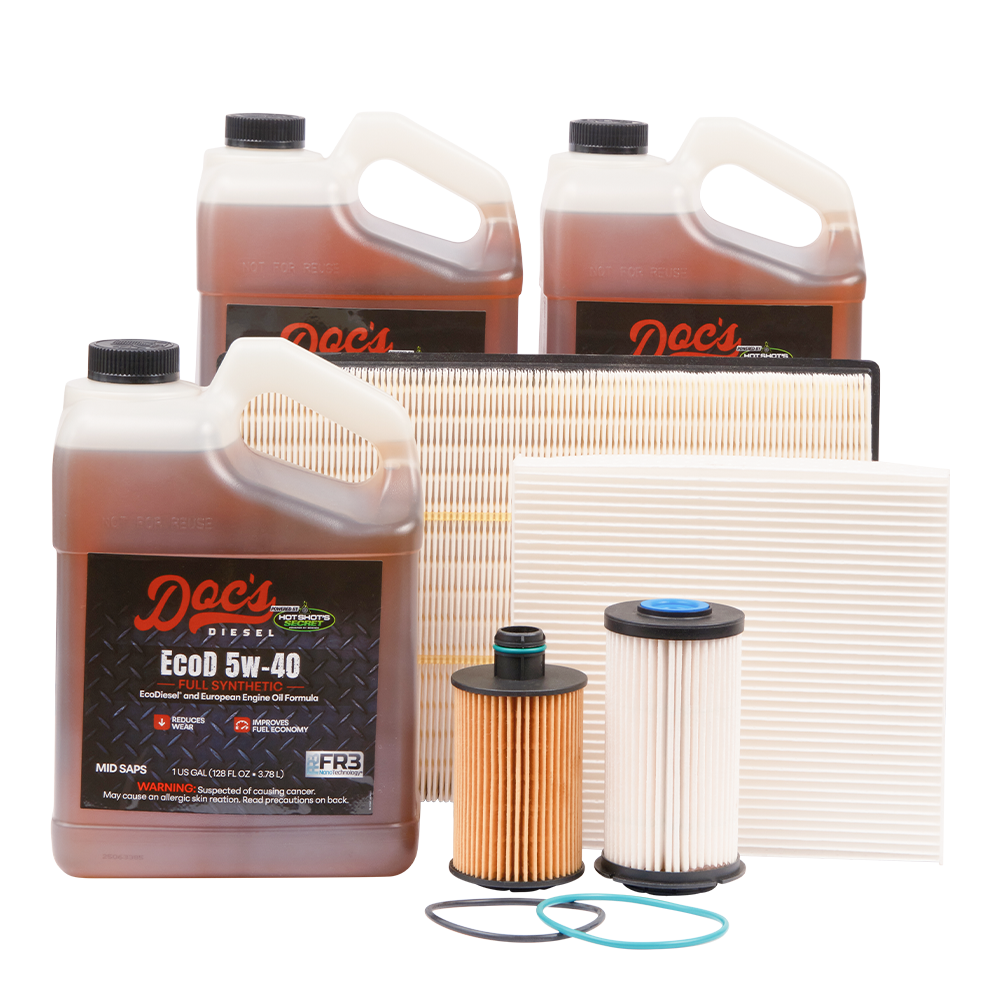 Doc's Diesel RAM 1500 3.0L EcoDiesel 5W-40 Full Synthetic EcoDiesel Oil + Filter Maintenance Kit 2014-2019 3 Gallons