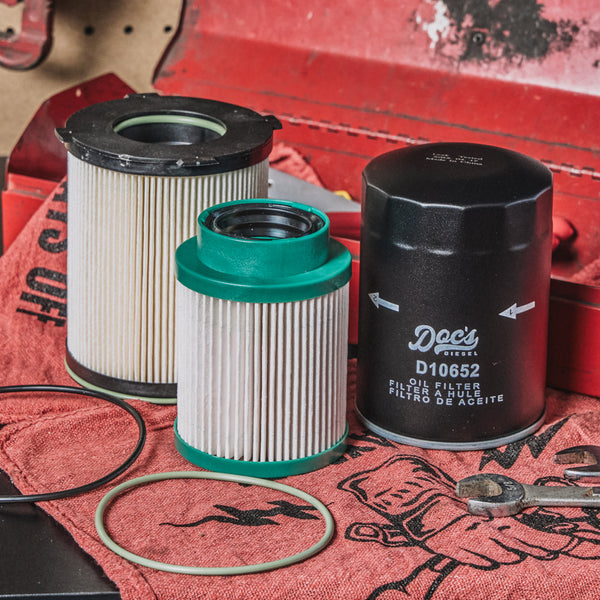 Doc's Diesel Nissan Titan XD 5.0L Cummins Filter Kit 2016-2019 Lifestyle