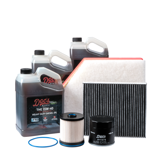 Doc's Diesel Chevrolet/GMC 6.6L Duramax 15W-40 Full Synthetic Oil + Filter Maintenance Kit 2020-2025