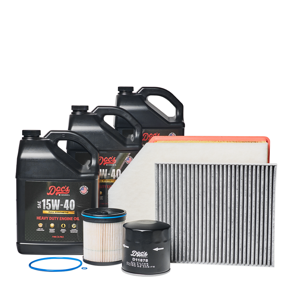 Doc's Diesel Chevrolet/GMC 6.6L Duramax 15W-40 Full Synthetic Oil + Filter Maintenance Kit 2020-2025 brand_Doc's Diesel