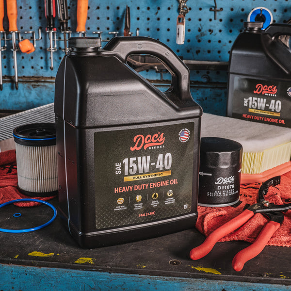 Doc's Diesel Chevrolet/GMC 6.6L Duramax 15W-40 Full Synthetic Oil + Filter Maintenance Kit 2020-2025 brand_Doc's Diesel