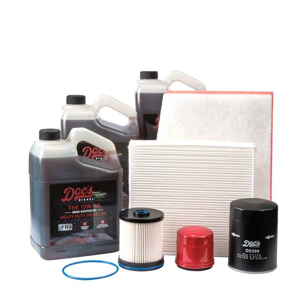 Doc's Diesel Chevrolet/GMC 6.6L Duramax 15W-40 SEMI Synthetic Oil + Filter Maintenance Kit 2017-2019