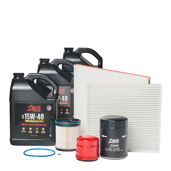 Doc's Diesel Chevrolet/GMC 6.6L Duramax 15W-40 Full Synthetic Oil + Filter Maintenance Kit 2017-2019 brand_Doc's Diesel