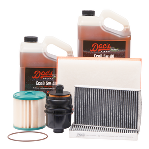 Doc's Jeep 3.0L EcoDiesel 5W-40 Full Synthetic EcoDiesel Oil + Filter Maintenance Kit 2020-2025