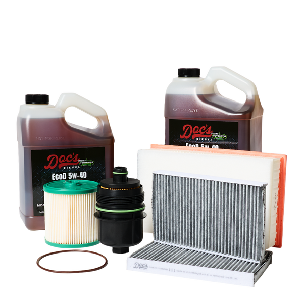 Doc's Jeep 3.0L EcoDiesel 5W-40 Full Synthetic EcoDiesel Oil + Filter Maintenance Kit 2020-2025 2 Gallons