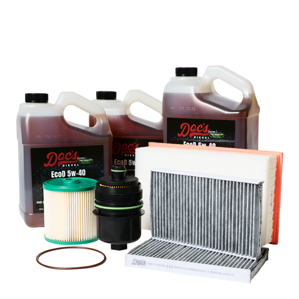 Doc's Jeep 3.0L EcoDiesel 5W-40 Full Synthetic EcoDiesel Oil + Filter Maintenance Kit 2020-2025 3 Gallons
