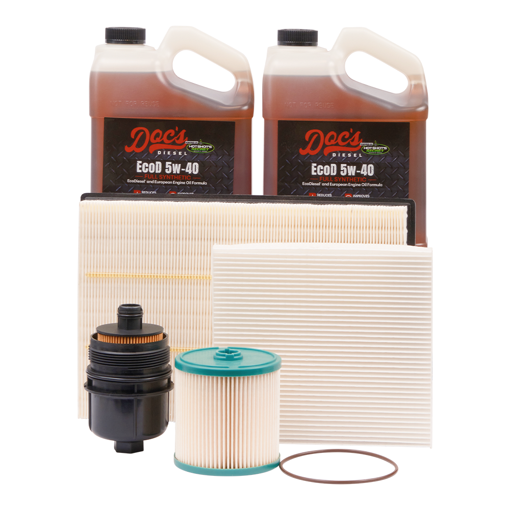 Doc's RAM 1500 3.0L EcoDiesel 5W-40 Full Synthetic EcoDiesel Oil + Filter Maintenance Kit 2020-2025 2 Gallons