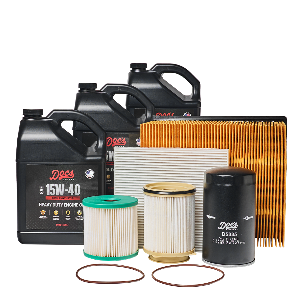 Doc's Diesel RAM 6.7L Cummins 15W-40 SEMI Synthetic Oil + Filter Maintenance Kit 2019-2024 brand_Doc's Diesel Gallons 3
