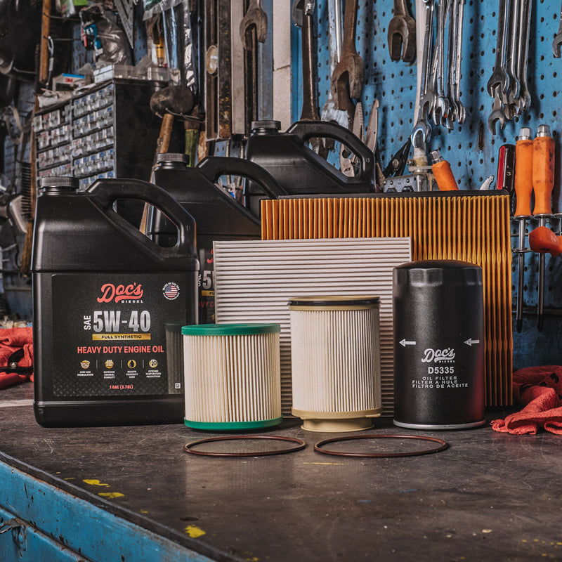Doc's Diesel RAM 6.7L Cummins 5W-40 Full Synthetic Oil + Filter Maintenance Kit 2019-2024 brand_Doc's Diesel