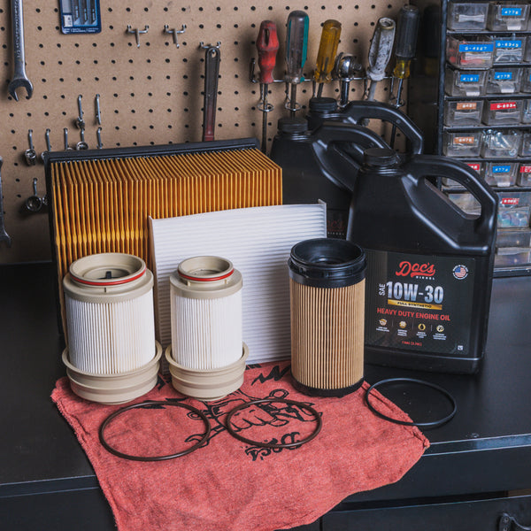 Doc's Diesel RAM 6.7L Cummins 10W-30 Full Synthetic Oil + Filter Maintenance Kit 2025-2026 Lifestyle (Gallons 3)