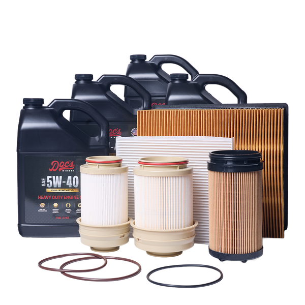 Doc's Diesel RAM 6.7L Cummins 5W-40 Full Synthetic Oil + Filter Maintenance Kit 2025-2026 (Quantity 4)