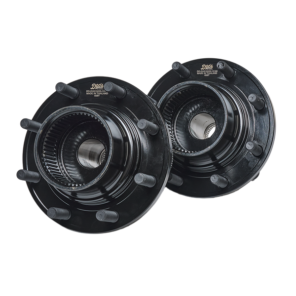 Doc's Diesel Ford 6.0L/7.3L Powerstroke 4WD/DRW without Mounting Bolts Premium E-Coated Front Wheel Hub Assemblies Kit 1999-2004