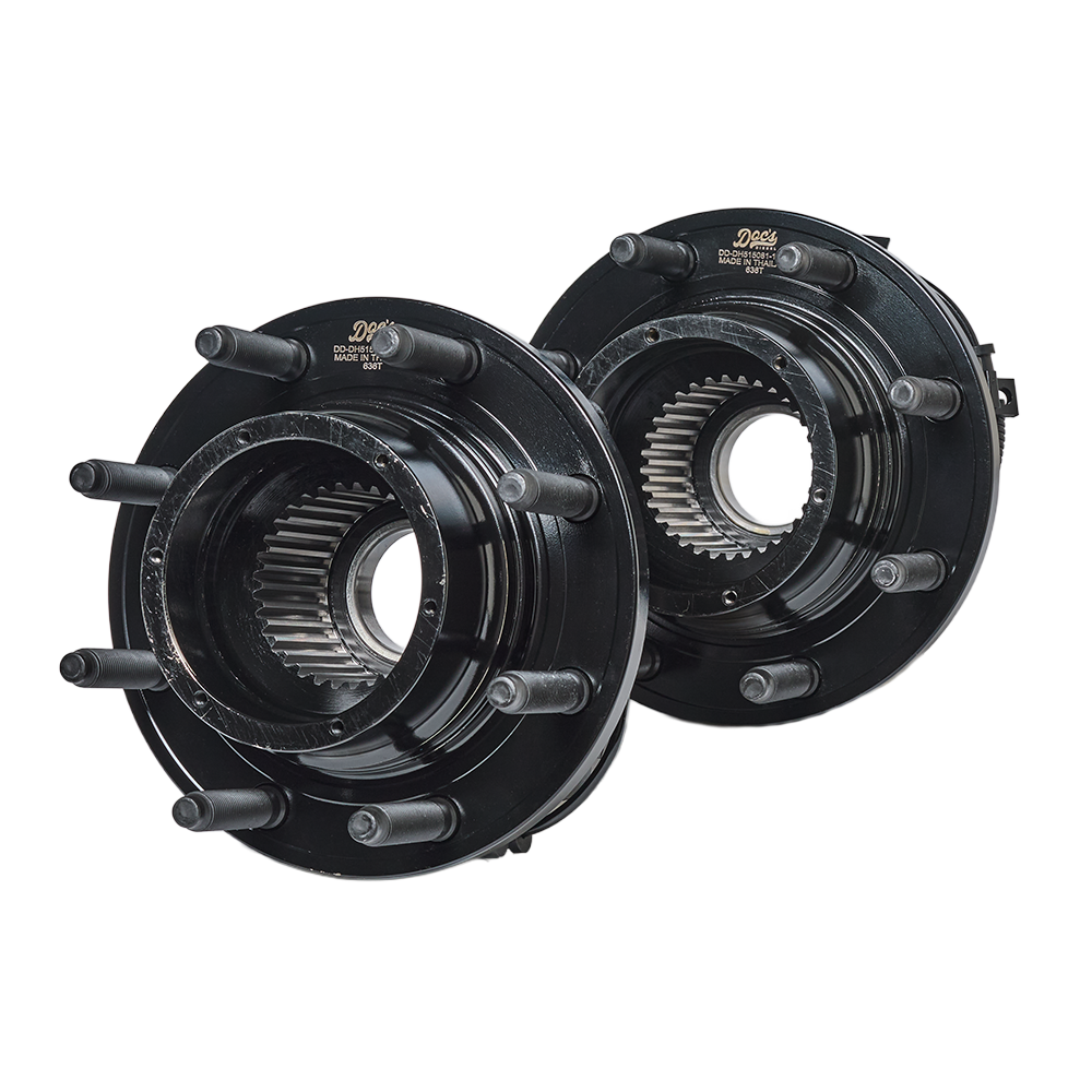 Doc's Diesel Ford 6.0L/6.4L Powerstroke 4WD Premium E-Coated Front Wheel Hub Assemblies Kit 2005-2010