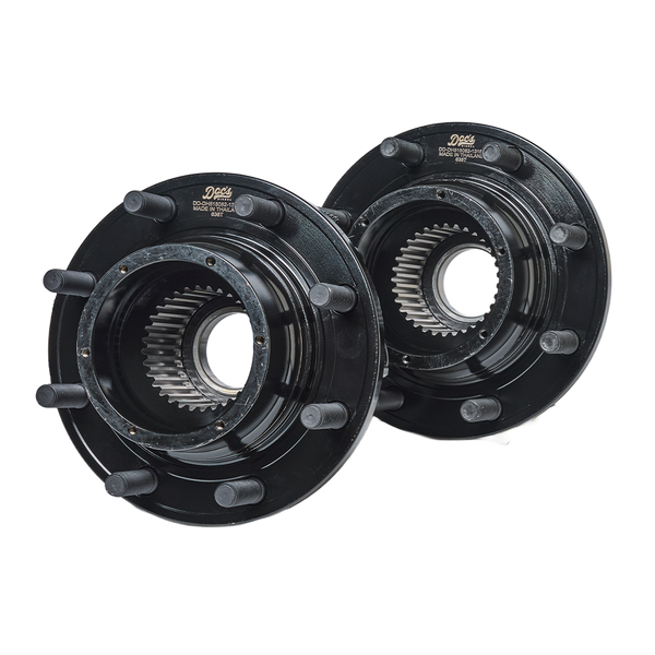 Doc's Diesel Ford 6.0L/6.4L Powerstroke RWD Premium E-Coated Front Wheel Hub Assemblies Kit 2005-2010