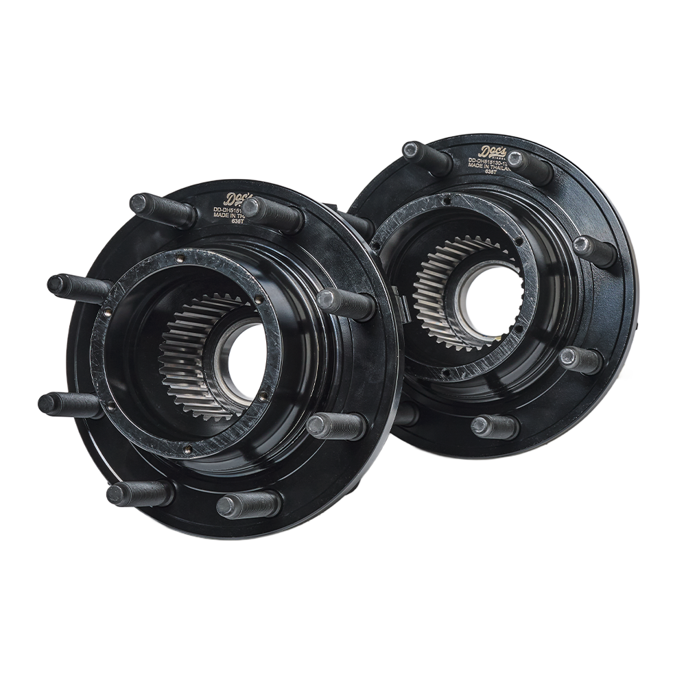 Doc's Diesel Ford 6.7L Powerstroke 4WD Premium E-Coated Front Wheel Hub Assemblies Kit 2011-2016