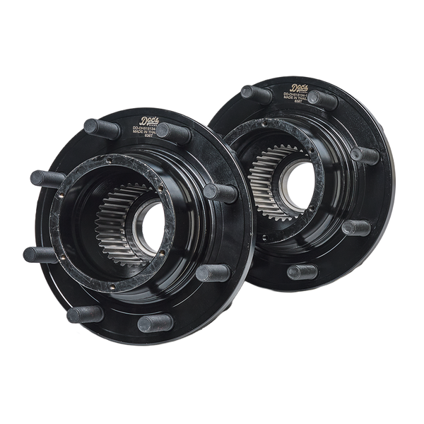 Doc's Diesel Ford 6.7L Powerstroke RWD Premium E-Coated Front Wheel Hub Assemblies Kit 2011-2016