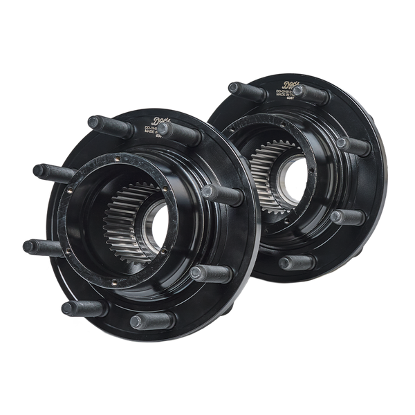 Doc's Diesel Ford 6.7L Powerstroke 4WD Premium E-Coated Front Wheel Hub Assemblies Kit 2017-2022