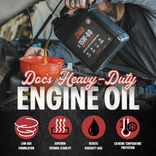 Doc's Diesel 15W-40 SEMI Synthetic Heavy Duty Diesel Oil Enhanced Brand Content 1 brand_Doc's Diesel